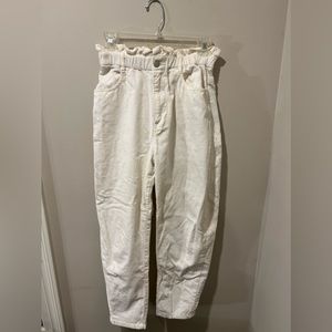 Zara Corduroy Cream Pants